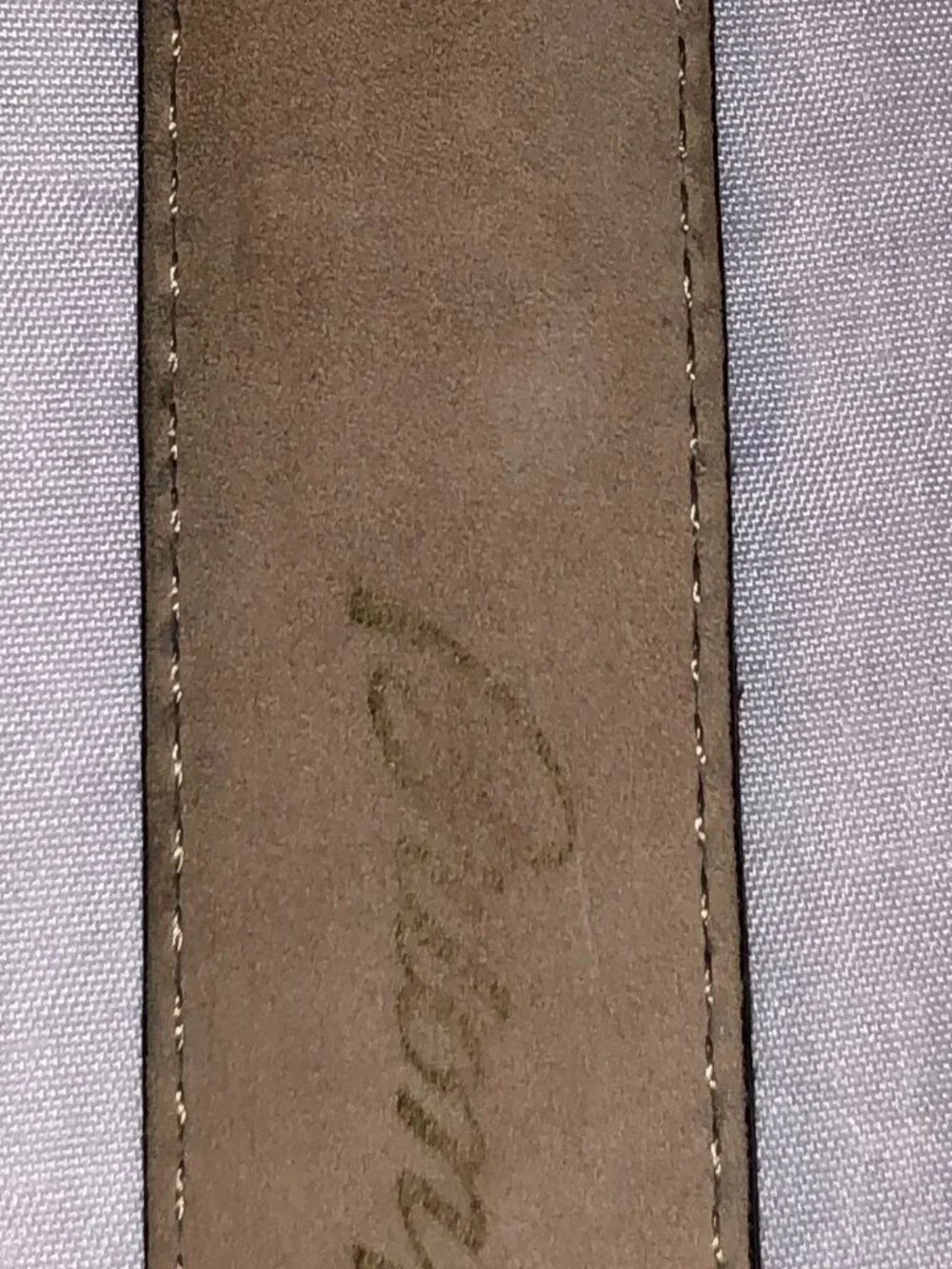 Brioni Men's Brown Leather Belt Size 38 100 Handmade In Italy Silver Buckle